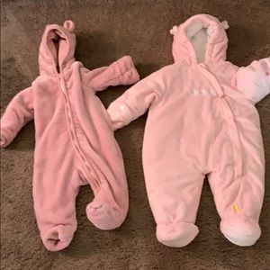 Baby girl snowsuits